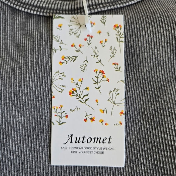 Automet Washed Rib Tank Top. Size Large. New. - Picture 8 of 8